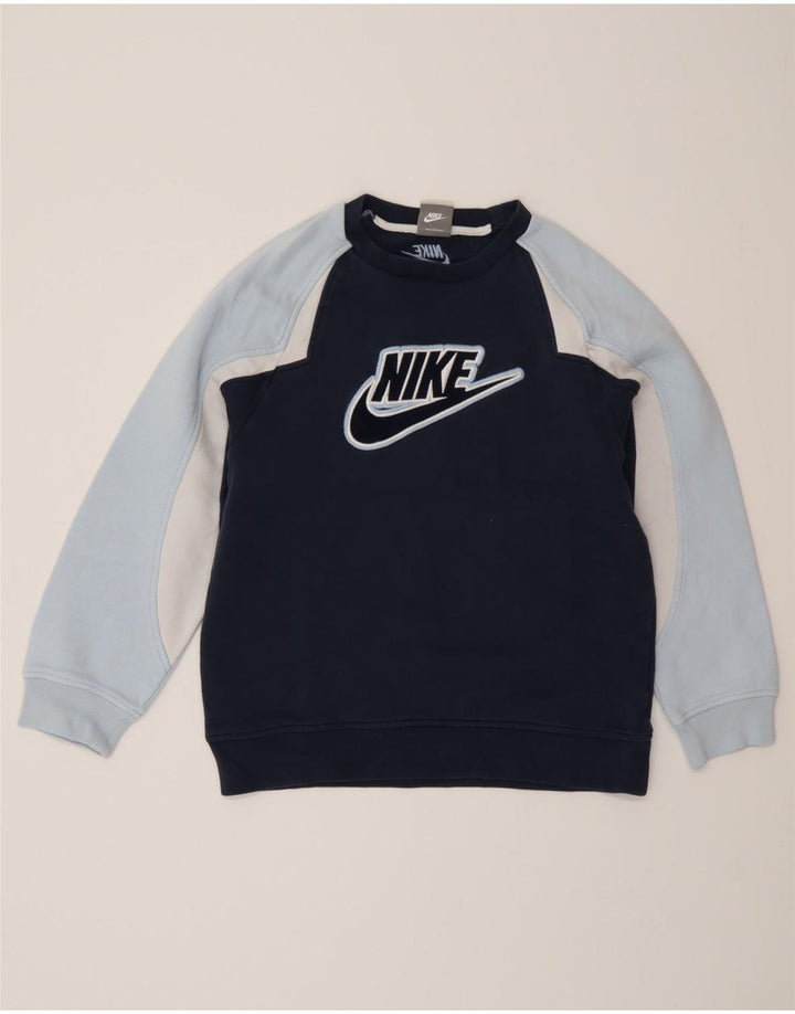 Nike Boys Sweatshirt Džemper 10-11 godina srednje tamnoplave boje