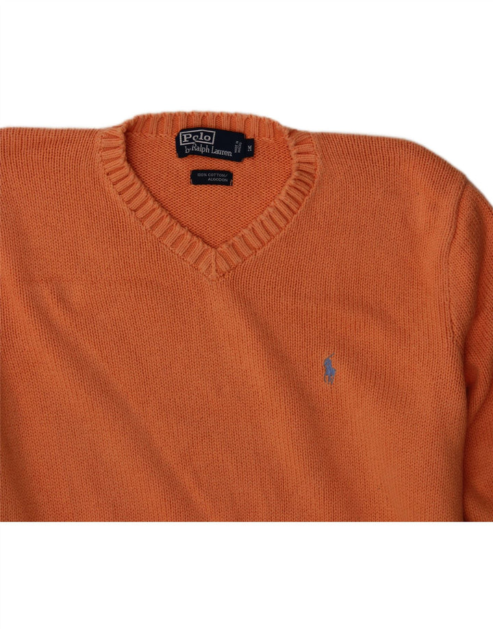 POLO RALPH LAUREN Muški pulover s V-izrezom srednje narančaste boje