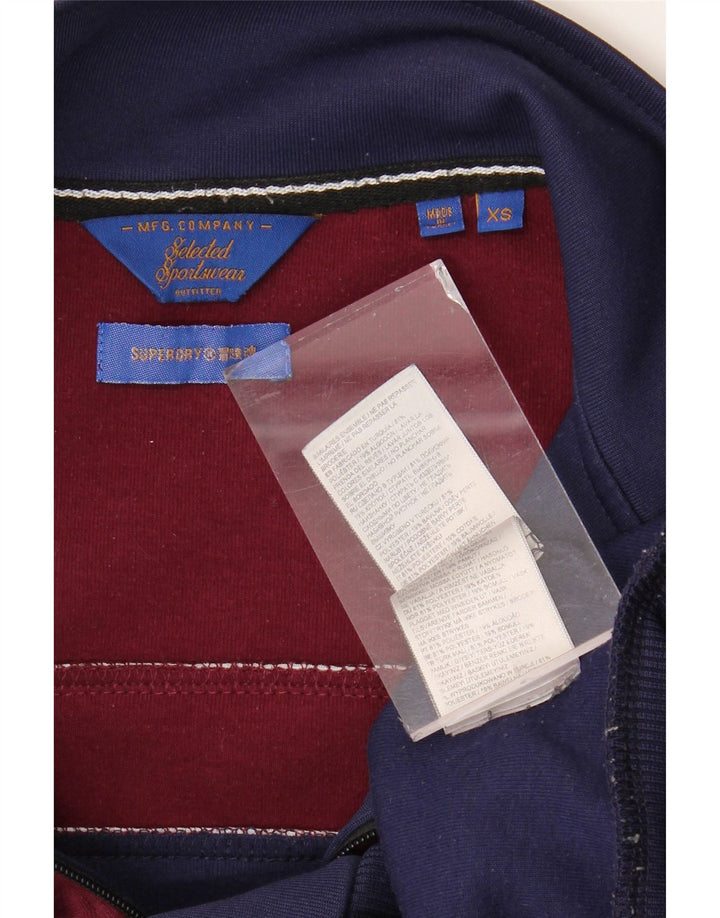 SUPERDRY muška trenirka gornja jakna XS tamnoplavi poliester u boji