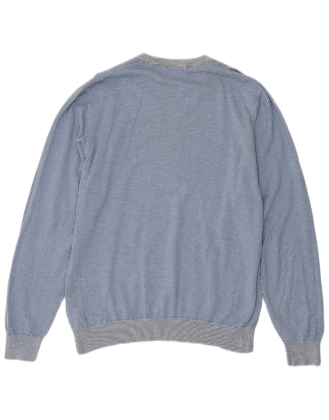Marks & Spencer muški pulover s okruglim izrezom s velikim plavim mrljama