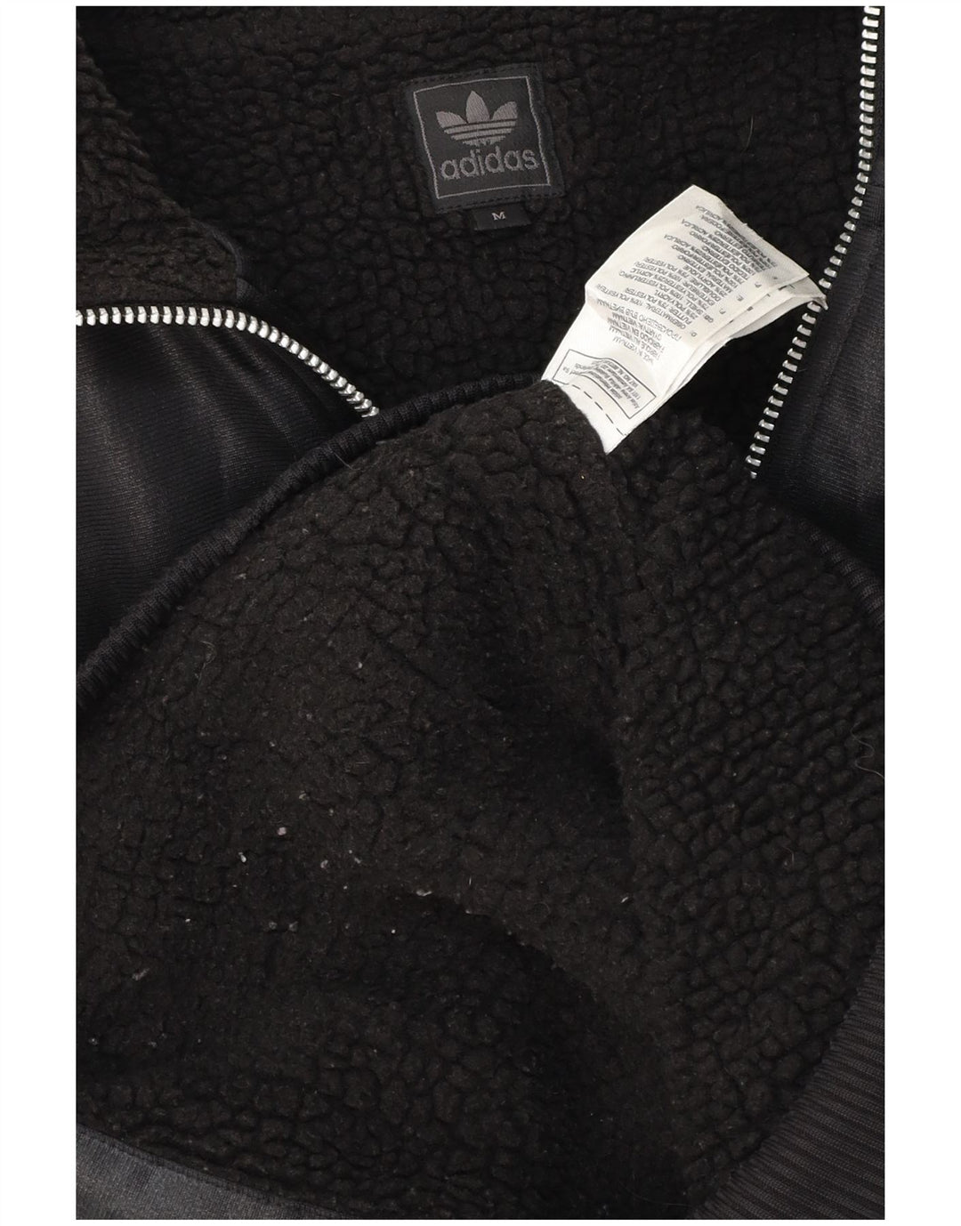 ADIDAS muška bomber jakna s kapuljačom Chile 62 UK 38 srednji crni poliester