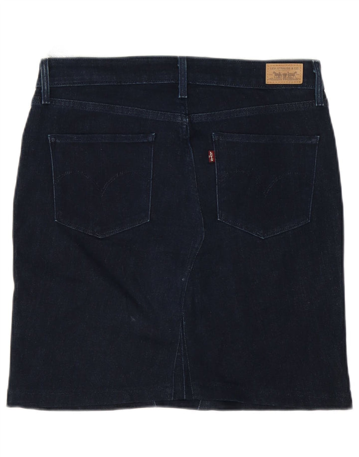 Levi's ženska traper suknja W30 srednje tamnoplavi pamuk