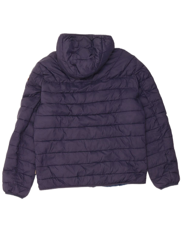 Napapijri muška podstavljena jakna s kapuljačom UK 44 2XL tamnoplavi poliamid