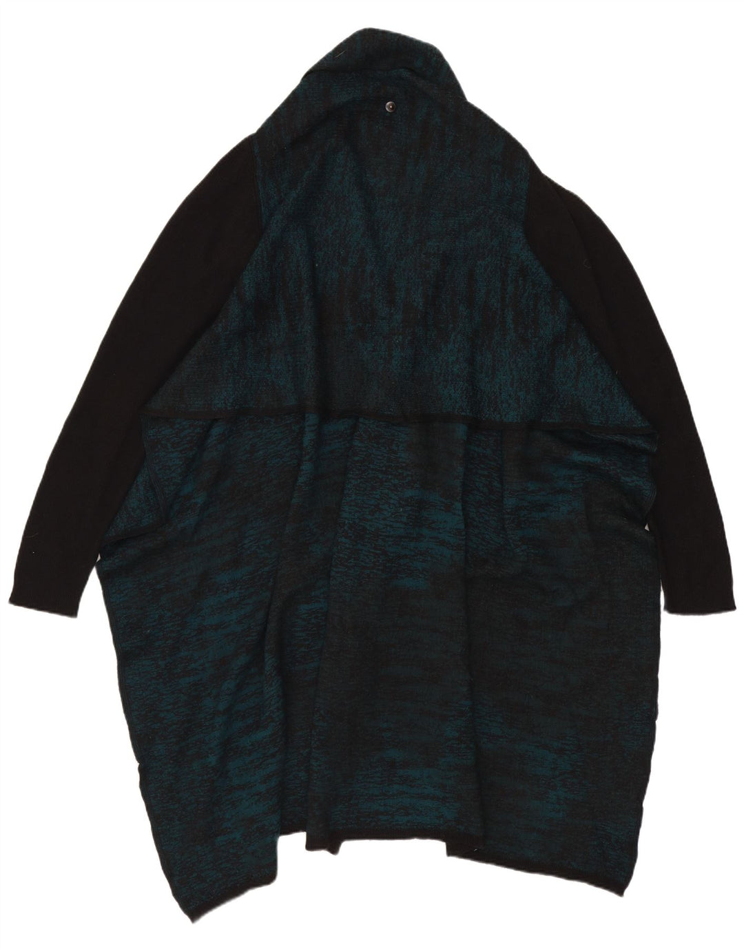 Diesel ženski prekomjerni dugi kardigan džemper UK 10 Mali zeleni vuneni