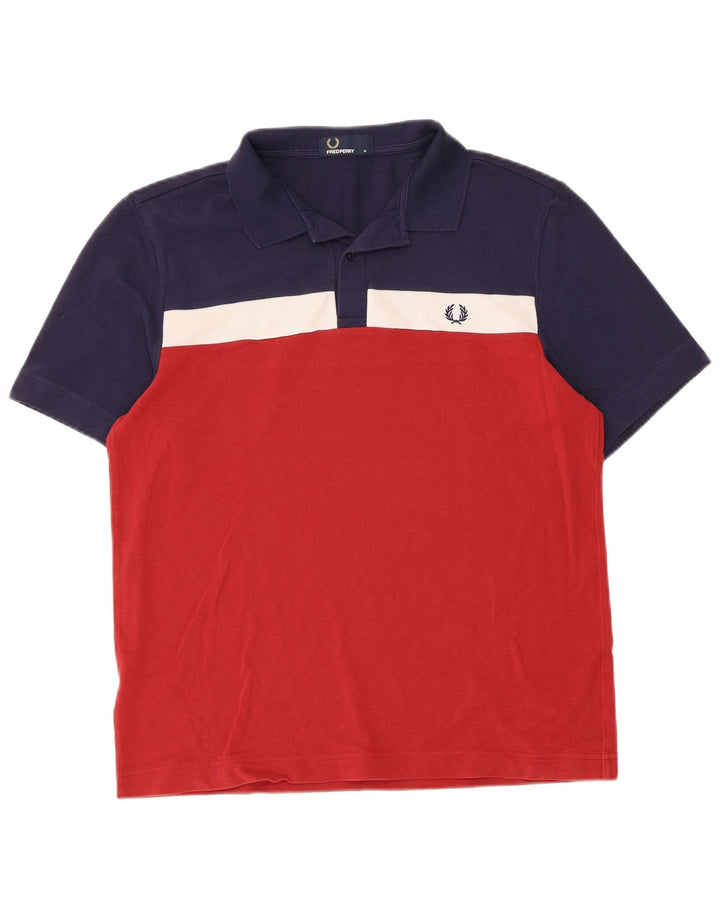 Fred Perry muška polo majica srednje boje, višebojni pamuk