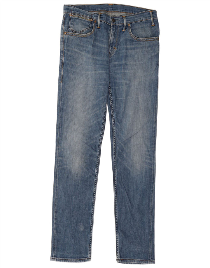 Levi's muške uske traperice W32 L34 plavi pamuk