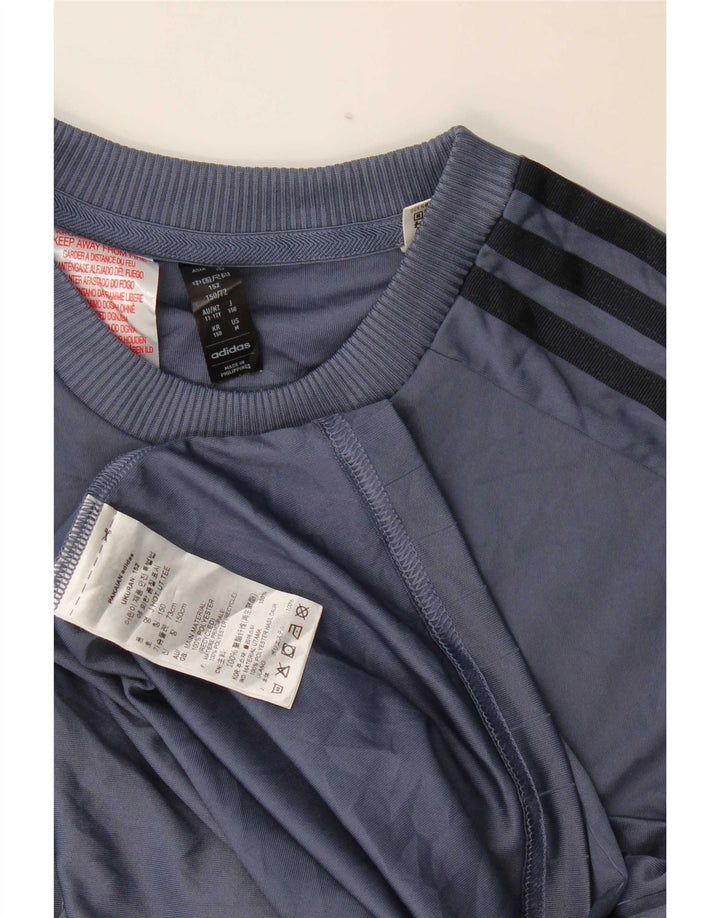 Adidas majica kratkih rukava s grafičkim motivima za dječake 11-12 godina tamnoplava poliester