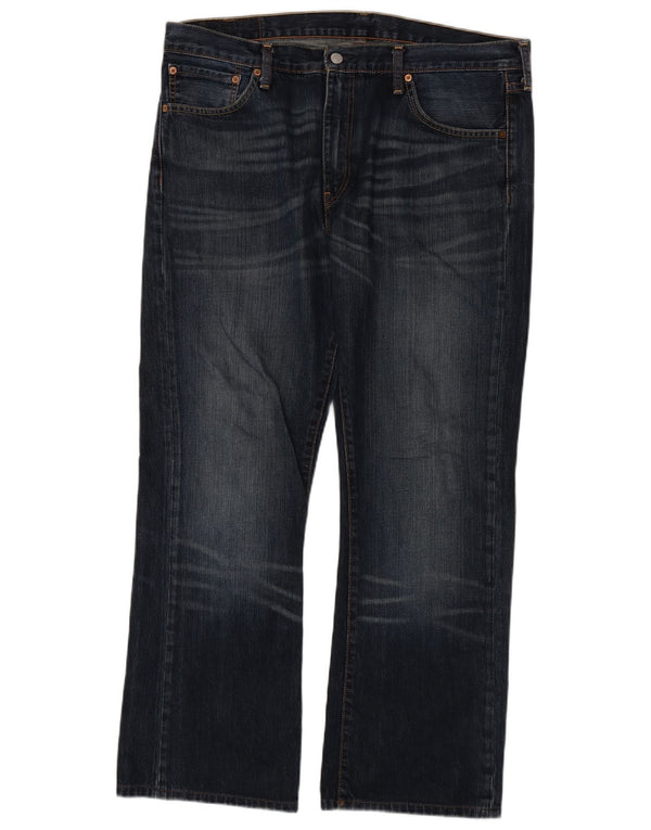 Levi's muške 527 Bootcut traperice W38 L30 tamnoplavi pamuk