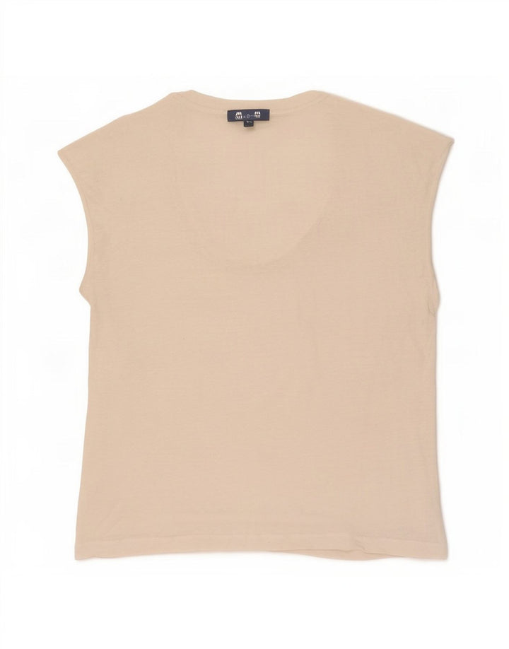 Ženski prsluk Massimo Dutti UK 14 srednje bijele boje