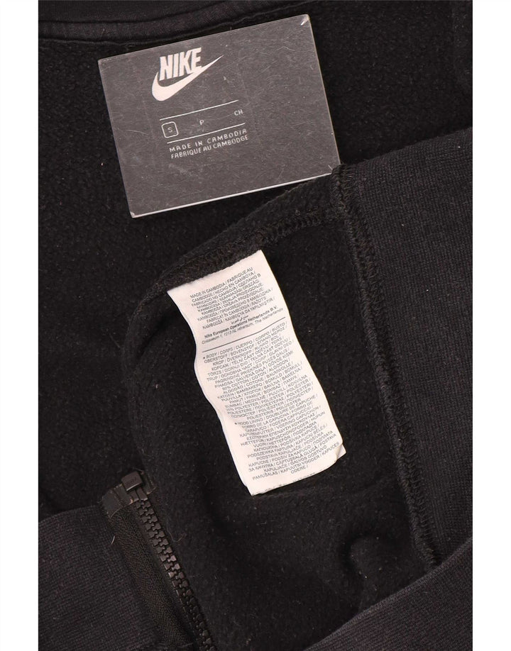 Nike muški pulover s kapuljačom na patentni zatvarač mali crni