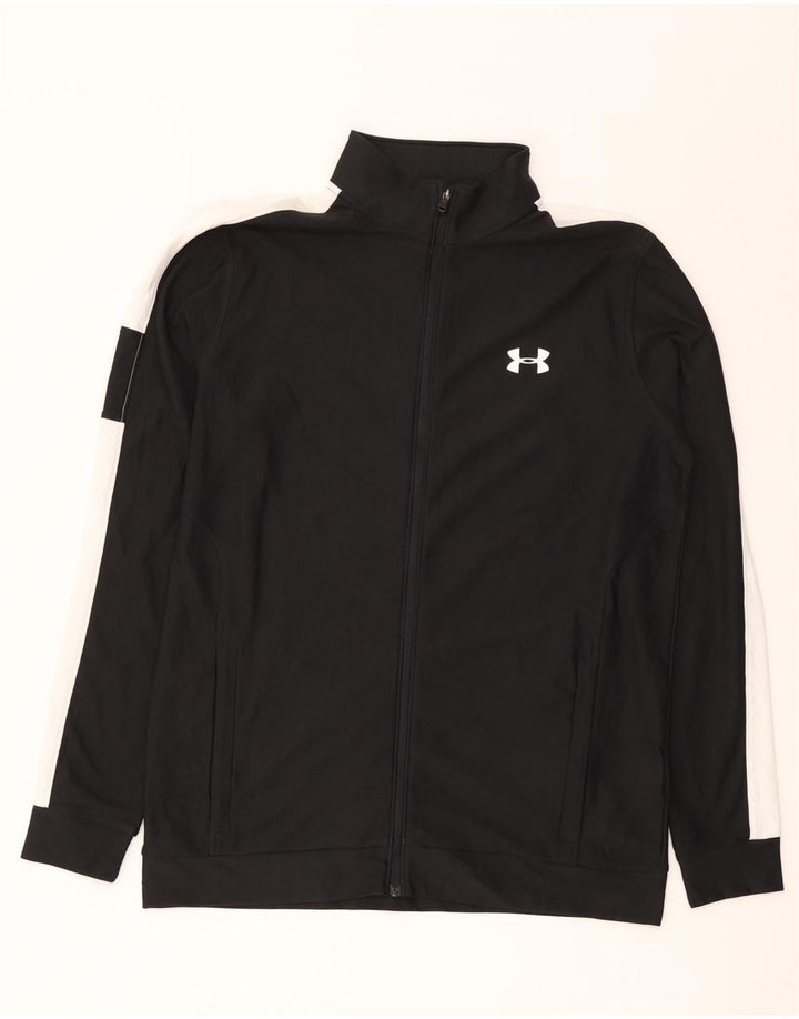 UNDER ARMOUR Muška pripijena trenirka Gornja jakna srednje crne boje