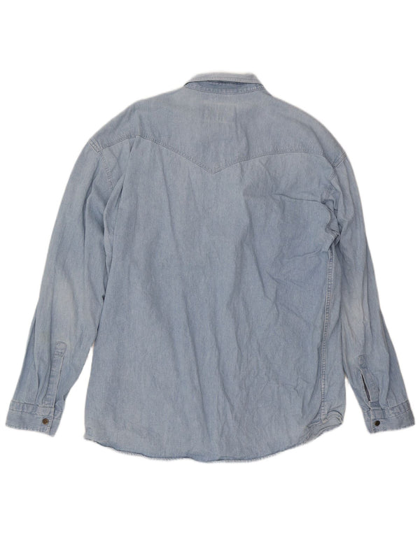 WAMPUM muška traper košulja XL plava