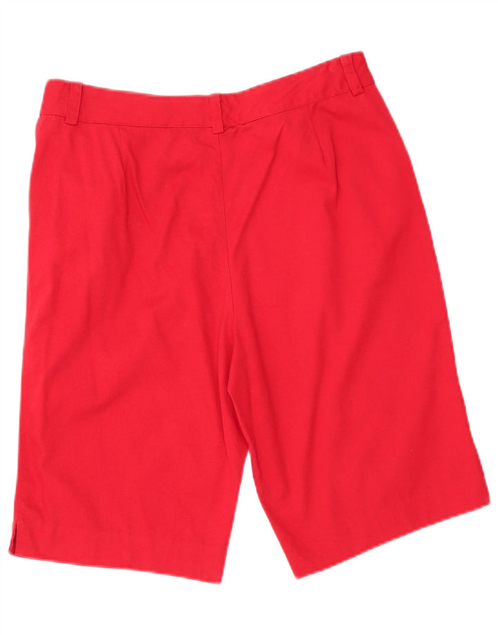 Chaps Ženske ležerne kratke hlače US 10 Large W32, crveni pamuk