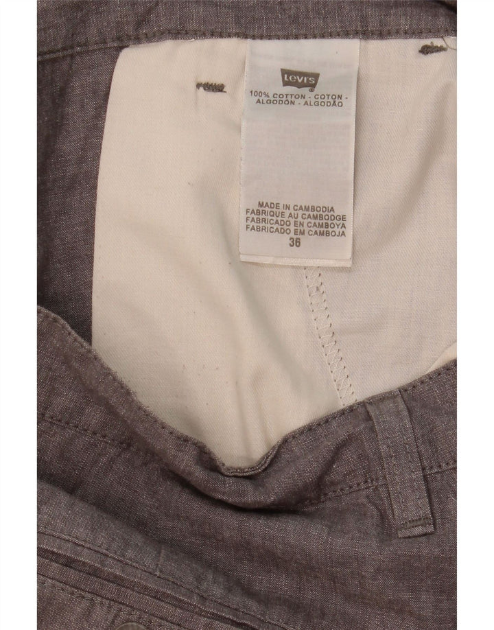 Levi's muške chino kratke hlače W36 veliki sivi pamuk