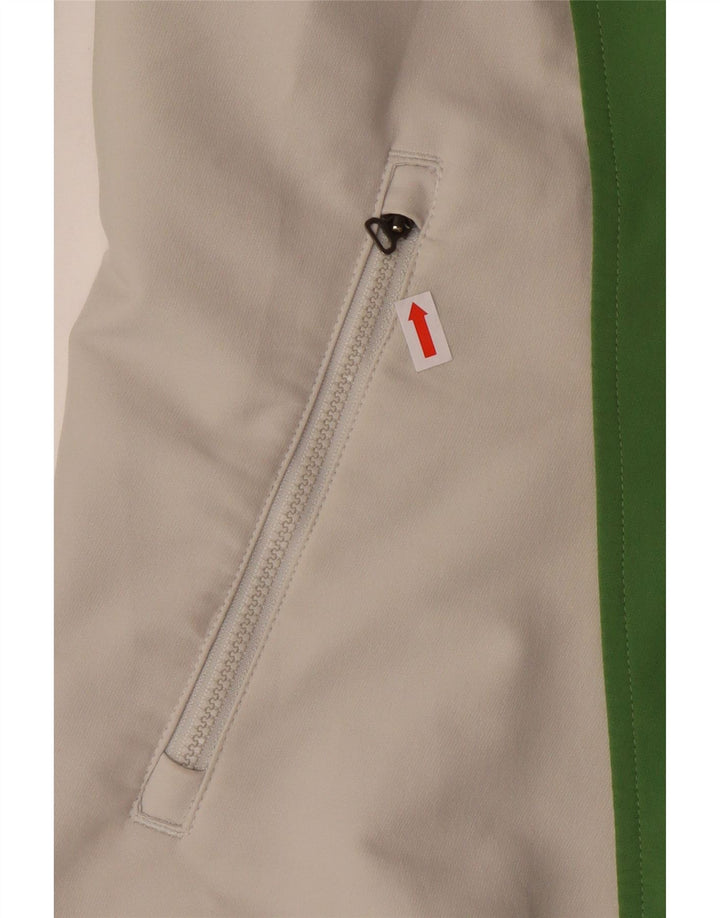 Adidas ženska trenirka Climalite gornja jakna UK 14 Srednje zeleni poliester