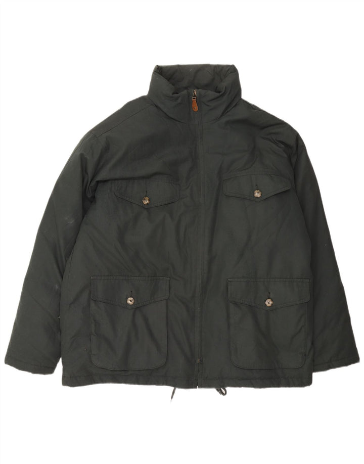 Eddie Bauer muška podstavljena jakna UK 42 XL zeleni poliester