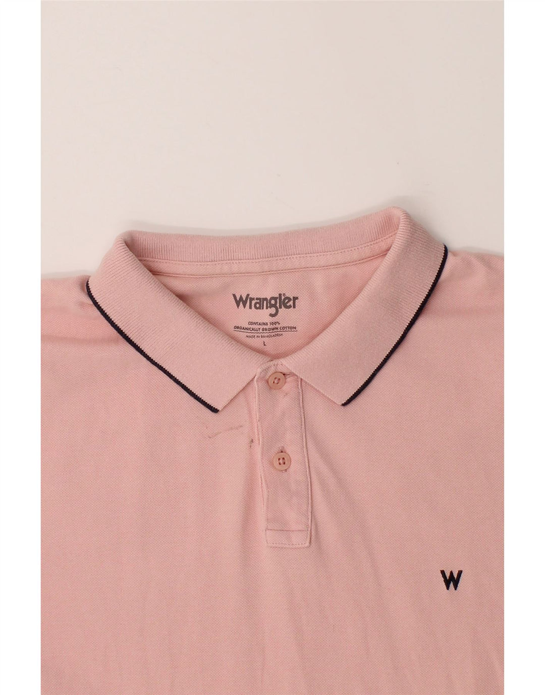 WRANGLER Mens Polo Shirt Large Pink Cotton Vintage Wrangler and Second-Hand Wrangler from Messina Hembry 