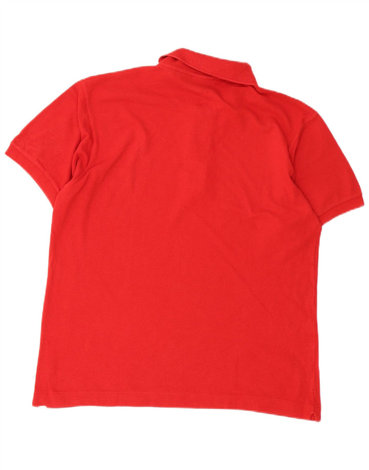 Lacoste muška polo majica veličine 4, srednje crveni pamuk