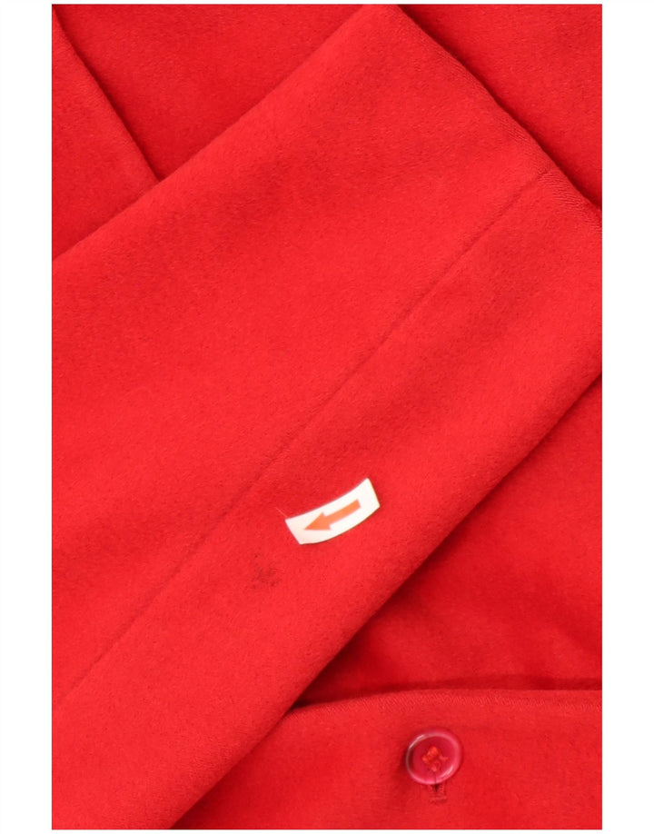 Burberry ženski kaput UK 14 Large Red Wool Classic