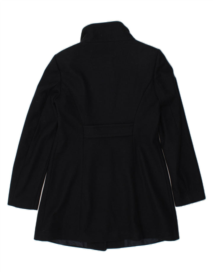 BENETTON Womens Overcoat IT 44 Medium Navy Blue Wool Vintage Benetton and Second-Hand Benetton from Messina Hembry 