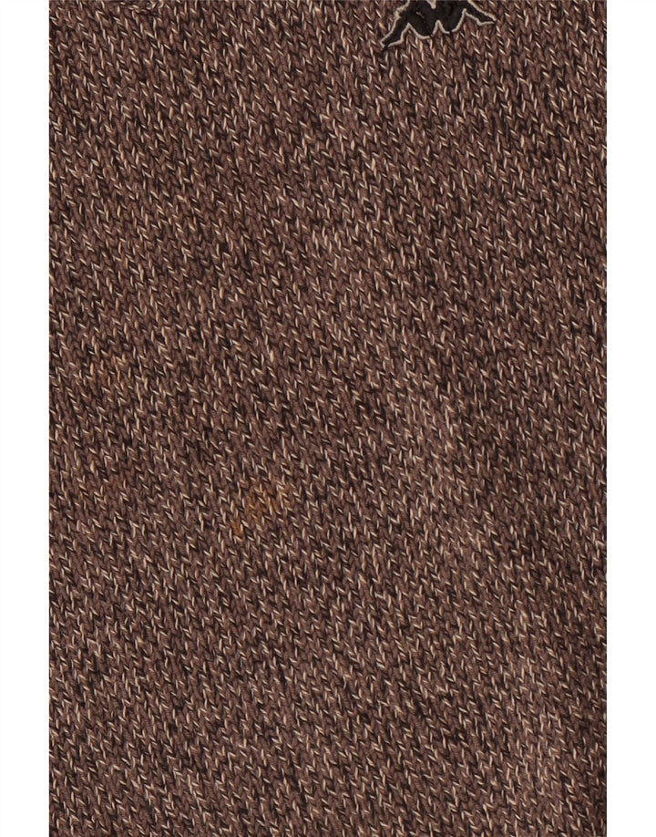 KAPPA muški džemper s V-izrezom, srednje sivi pamuk