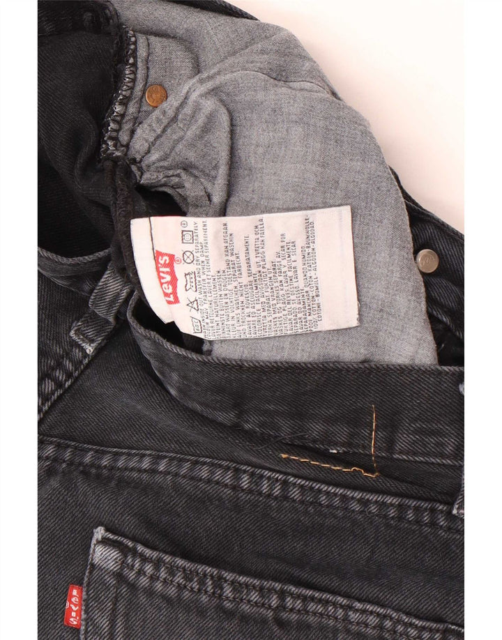 Levi's muške 501 ravne traperice W34 L34 crni pamuk
