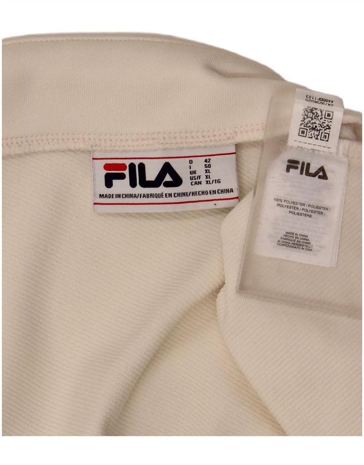 Fila ženska mini suknja XL W36 prljavo bijeli poliester