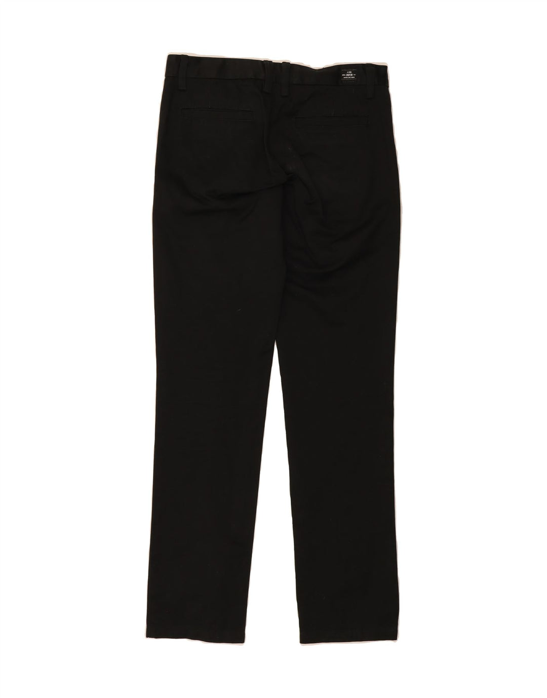 DATCH Mens Straight Chino Trousers W30 L33 Black Cotton Vintage Datch and Second-Hand Datch from Messina Hembry 