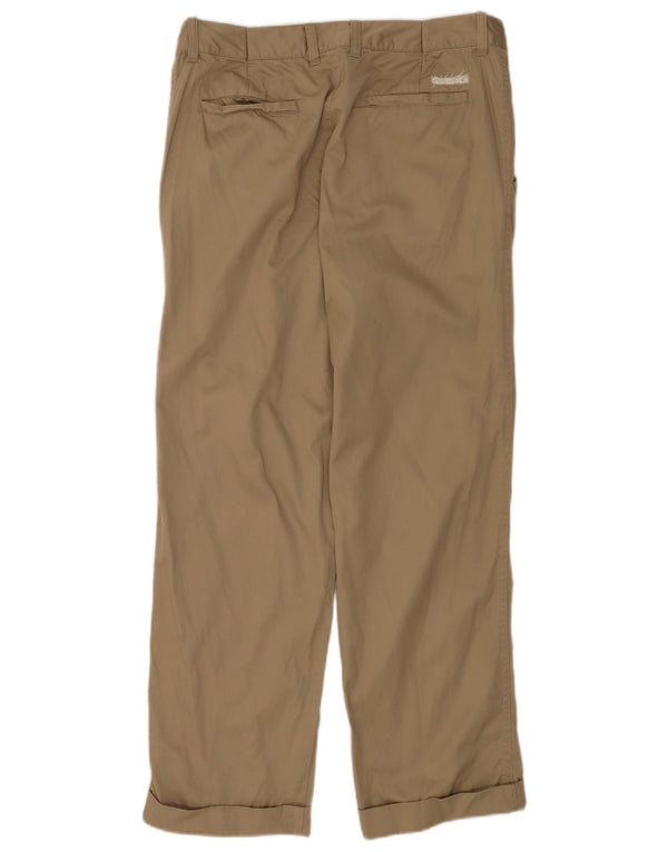 Sergio Tacchini muške ravne chino hlače IT 50 Large W34 L30 Kaki