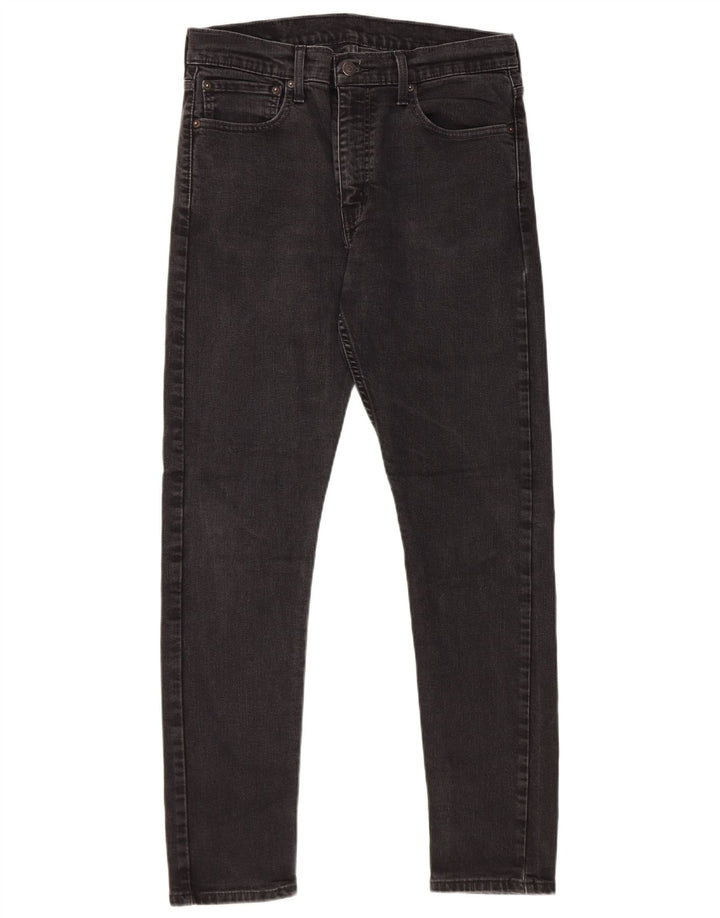 Levi's muške uske traperice W33 L32 crni pamuk