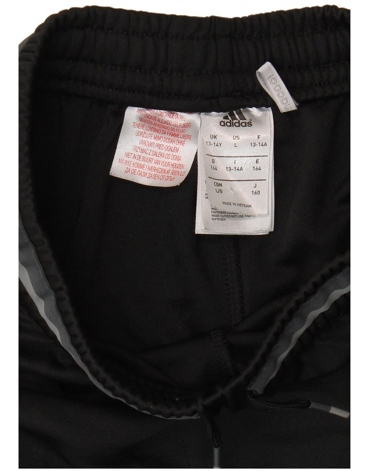 ADIDAS Trenirke za dječake Olympique Lyonnais 13-14 godina crne