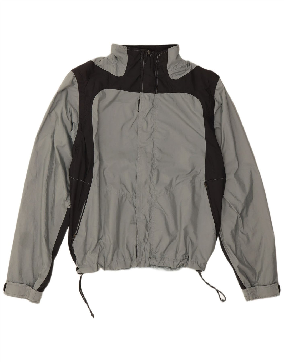 Adidas muška kišna jakna UK 40 Large Grey Colourblock poliester