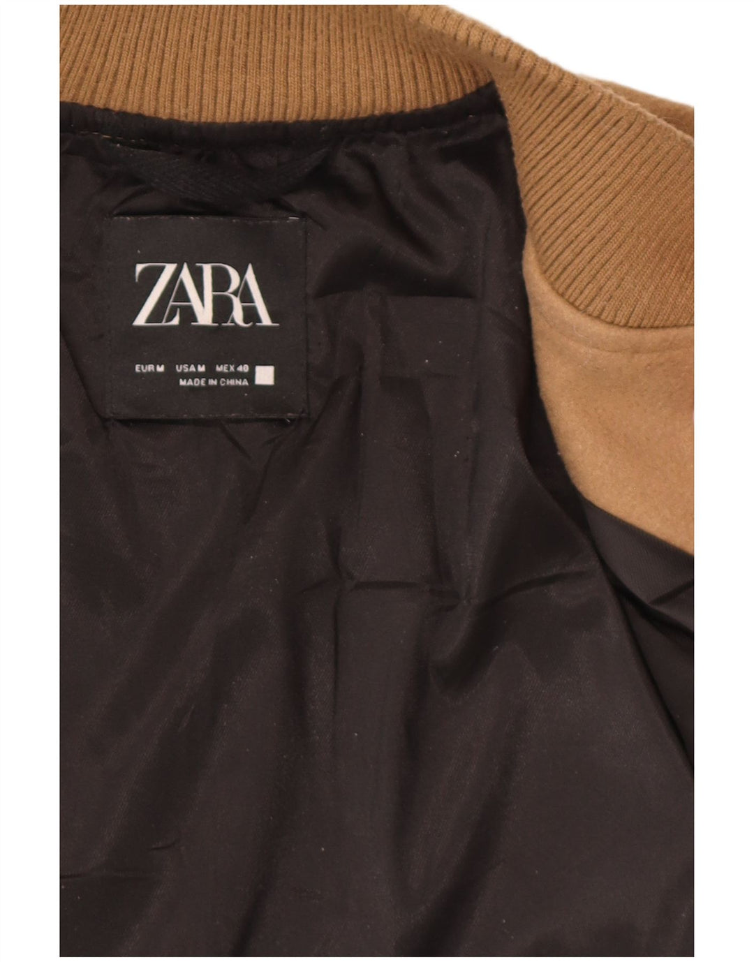 Zara muška bomber jakna UK 38 srednje smeđi poliester