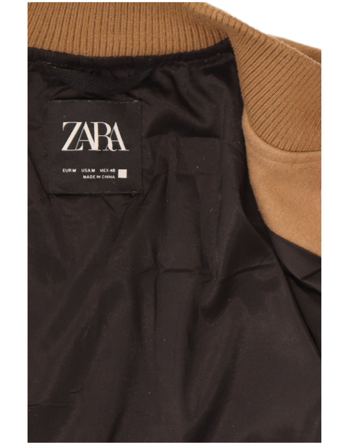 Zara muška bomber jakna UK 38 srednje smeđi poliester