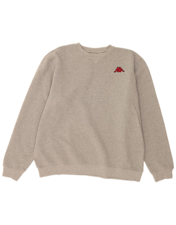 Kappa muški džemper 2XL sivi pamuk