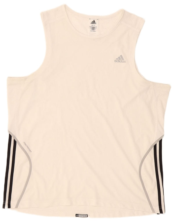Adidas muški prsluk XL bijeli poliester