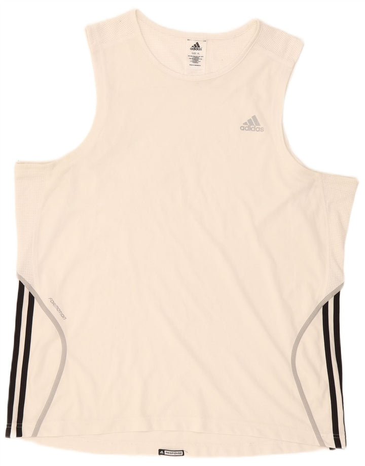 Adidas muški prsluk XL bijeli poliester