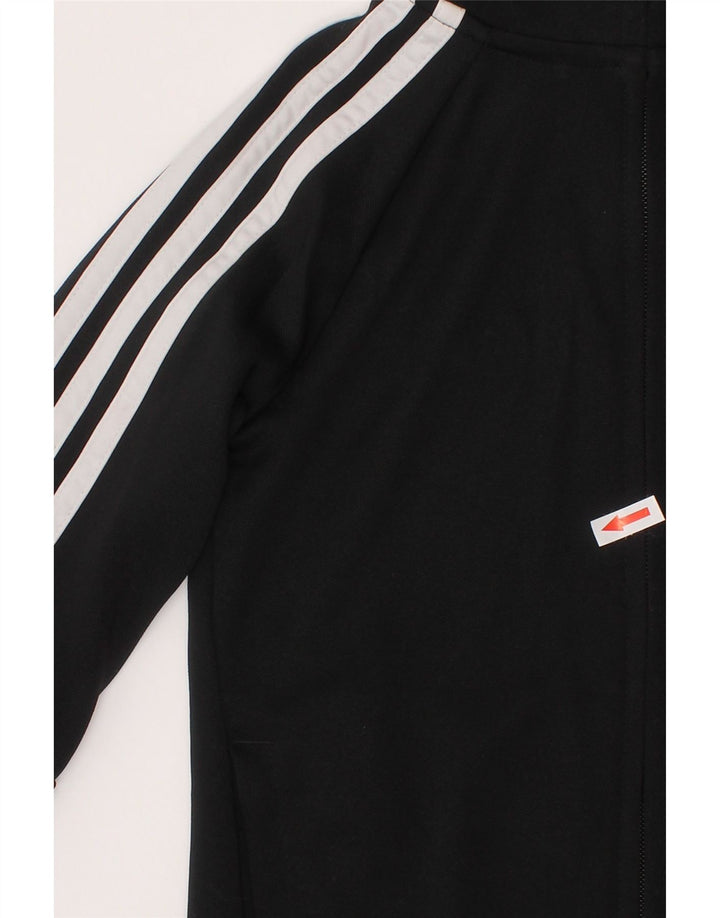 Gornja jakna od trenirke Adidas Boys Aeroready 7-8 godina, crni poliester