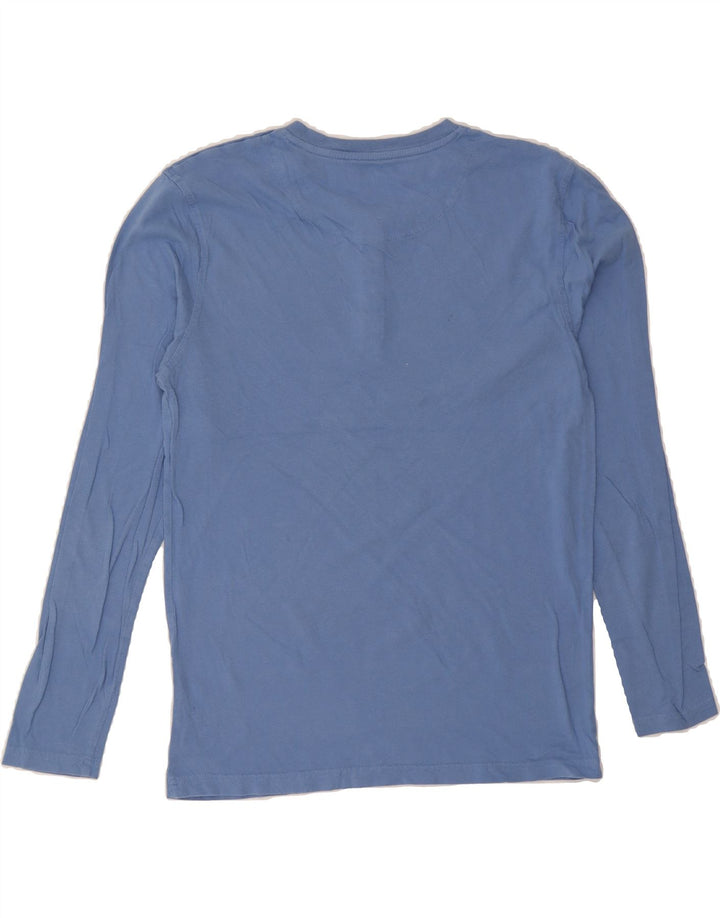 CHAPS Mens Top Long Sleeve Small Blue Cotton Vintage Chaps and Second-Hand Chaps from Messina Hembry 