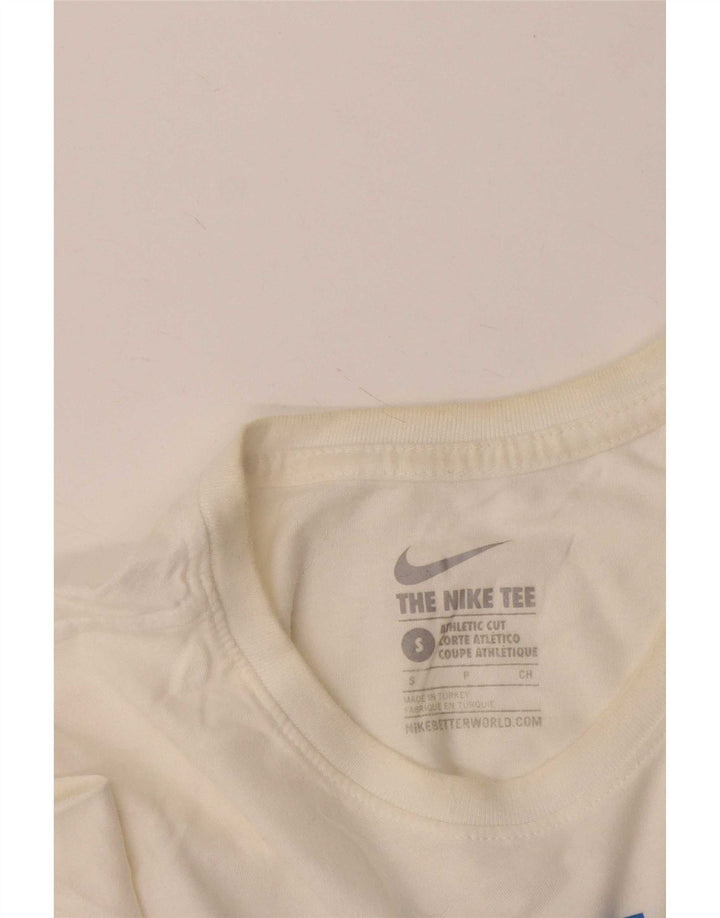 Nike Muška majica s kratkim rukavima atletskog kroja, mala bijela