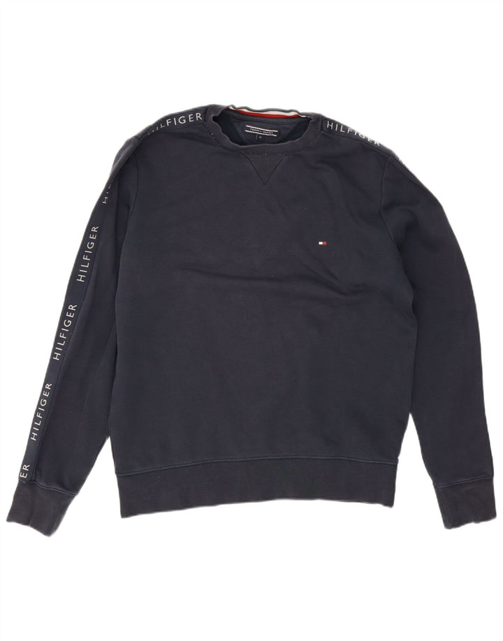 Tommy Hilfiger muški džemper s trenirkom srednje veličine tamnoplavi pamuk