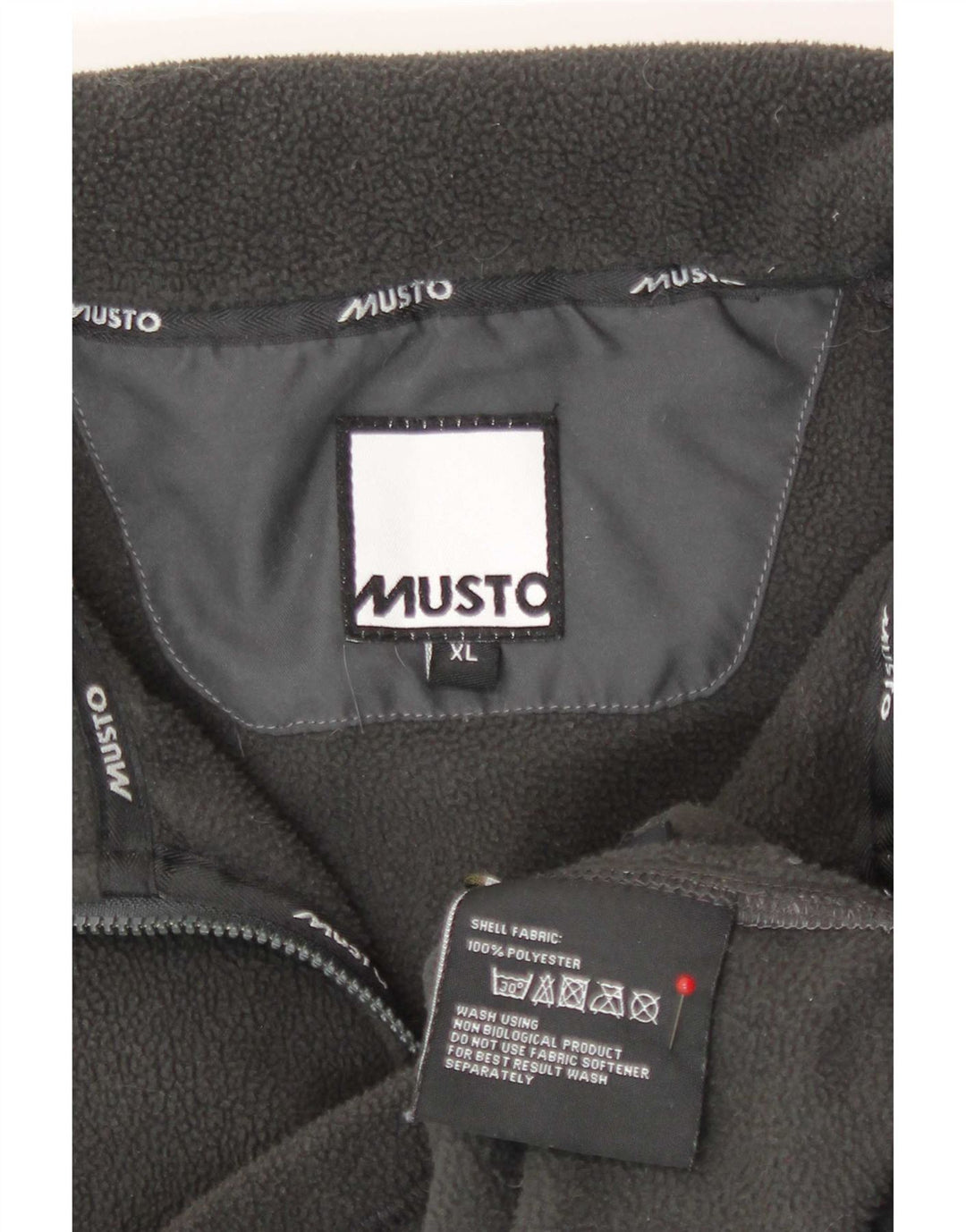 Musto jakna od flisa s podstavom UK 42 XL sivi poliester