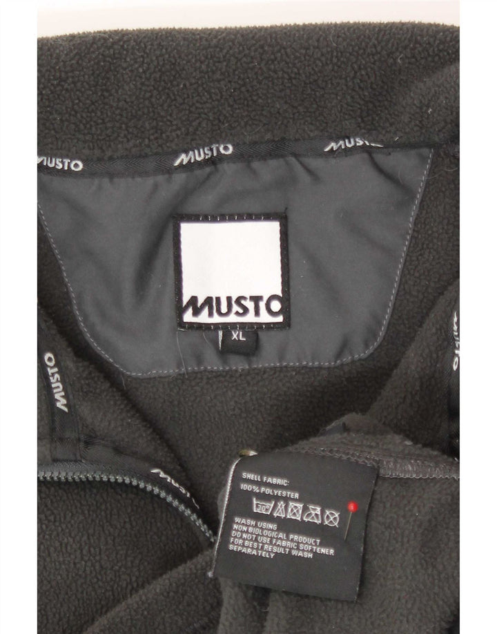 Musto jakna od flisa s podstavom UK 42 XL sivi poliester