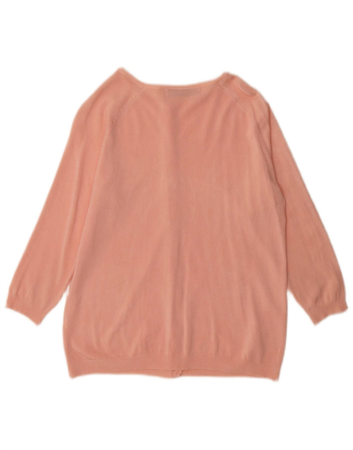 Zara ženski kardigan pulover UK 16 Large Pink