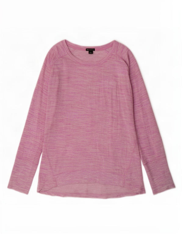 Champion ženska majica dugih rukava UK 16 Large Pink Flected Rayon