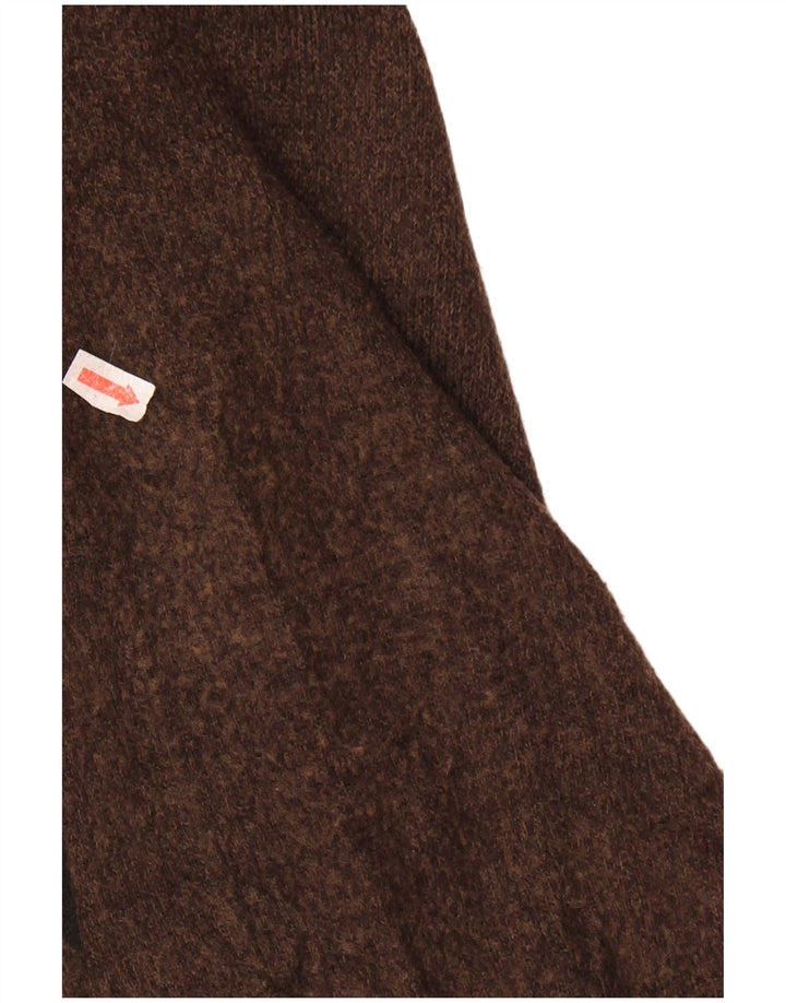 DOCKERS Muški prsluk bez rukava Veliki smeđi argyle/dijamantni akril