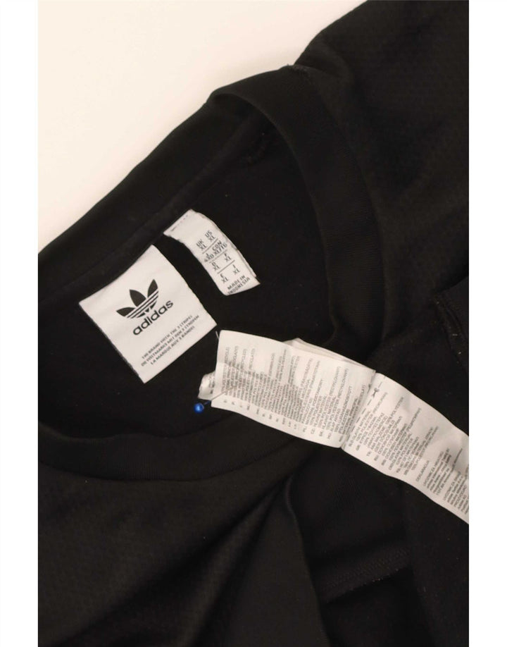 Adidas muška majica s kratkim rukavima XL crni poliester u boji