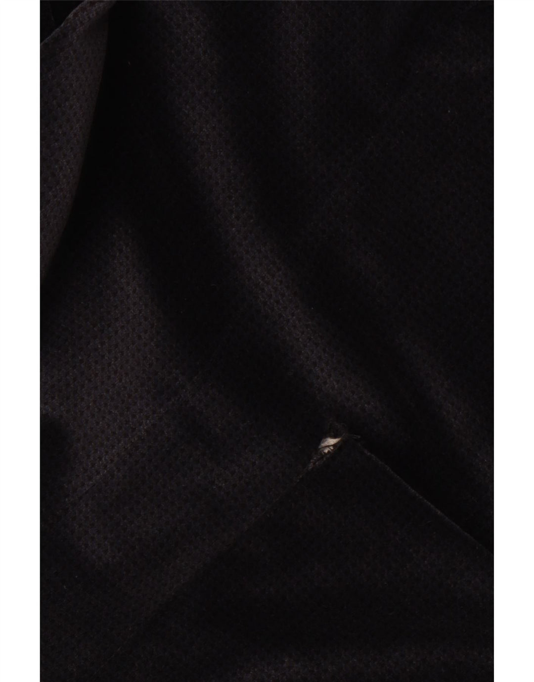 Vintage muška baršunasta sako jakna UK 36 Mali mornarsko plavi pamuk u obliku ptičje zube