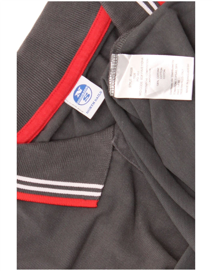 North Sails muška polo majica veliki sivi pamuk