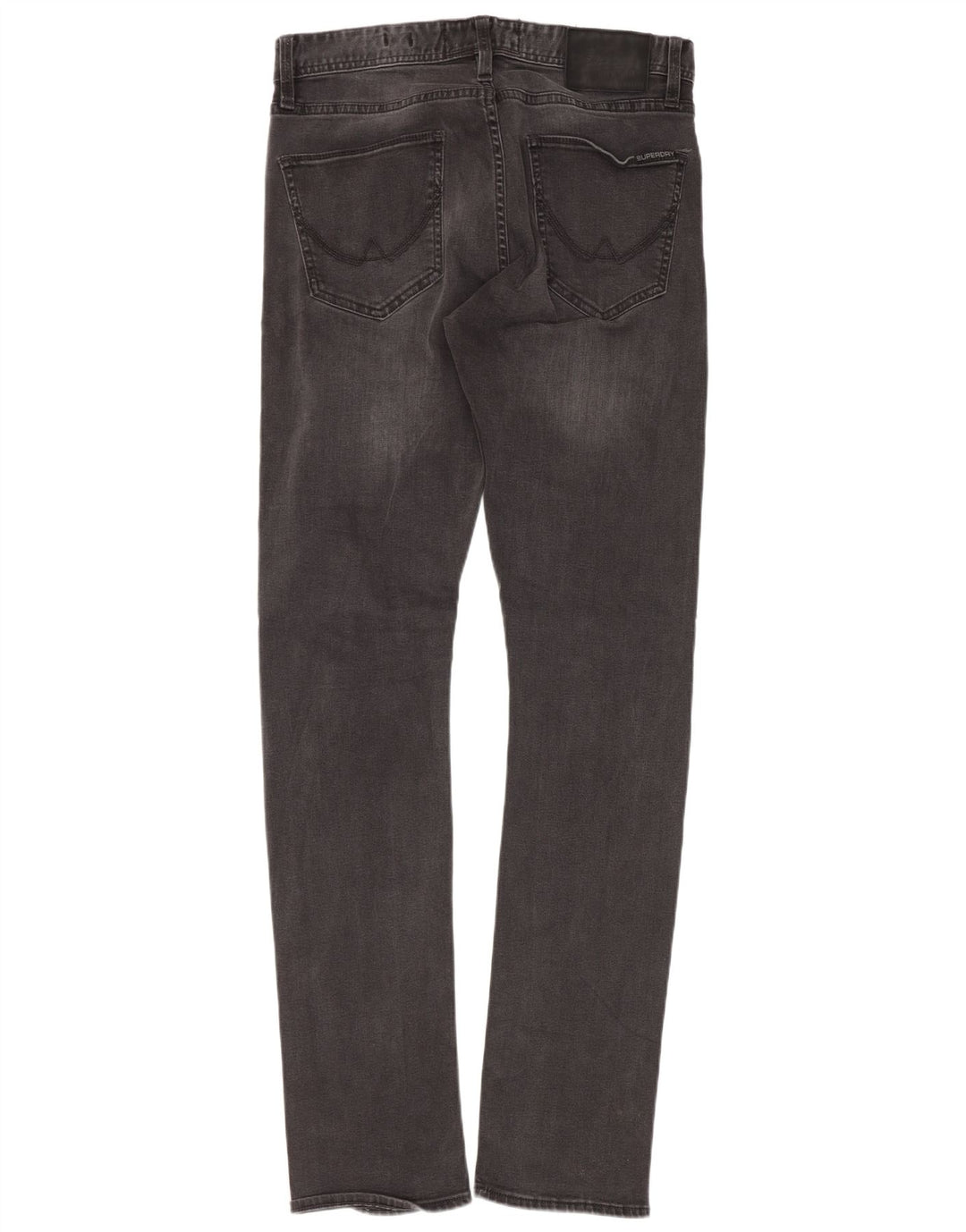 Superdry muške uske traperice W29 L32 sivi pamuk